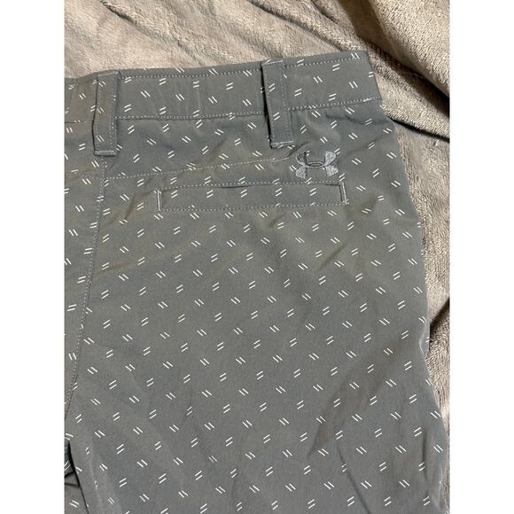 Under Armour HeatGear Armour Printed Youth Size Large Shorts Gray 11” Inseam‎ - Picture 6 of 10